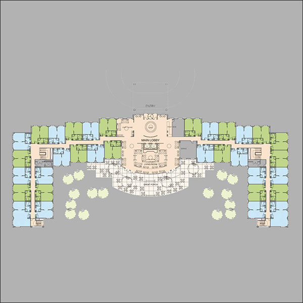 resot map of turning stone casino resort